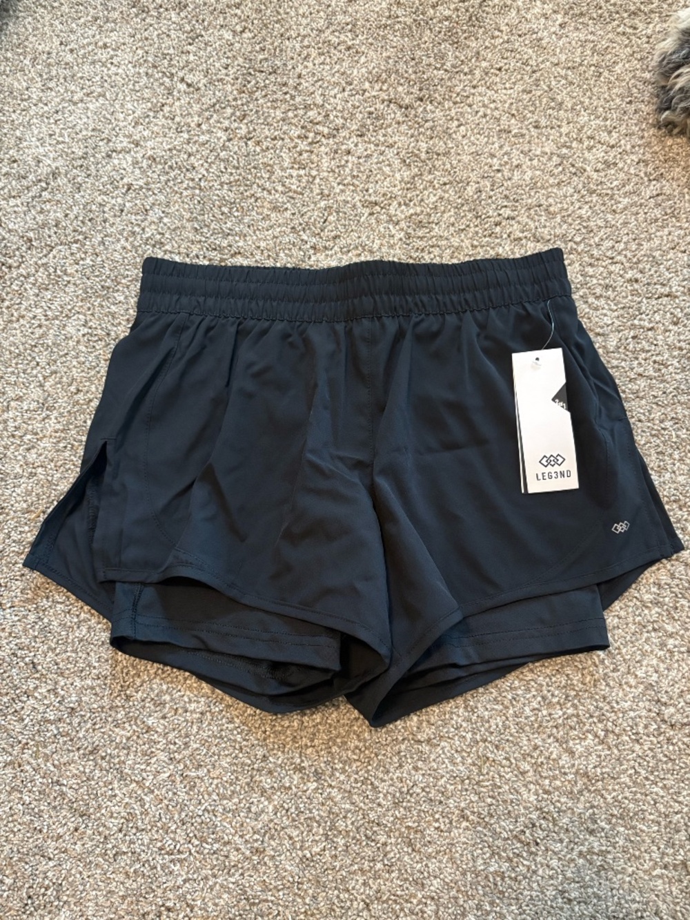 2 for $25 Shorts! Leg3nd | Layered Athletic Shorts in Black